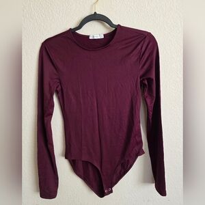 Stradivarius Deep Burgundy Blouse